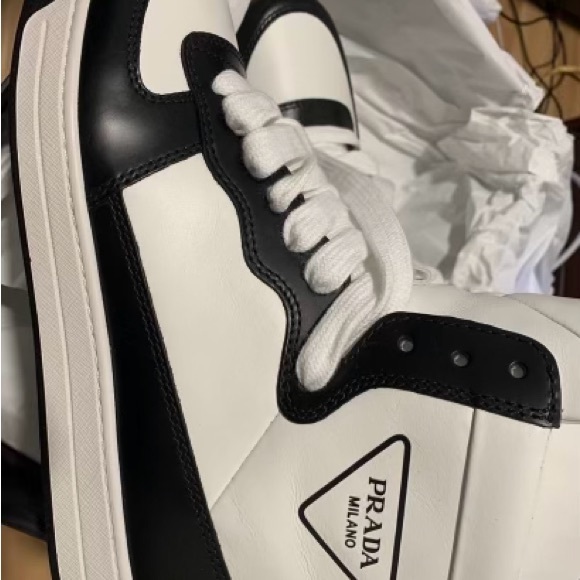 Prada Men's Monochrome Sneakers - Picture 1 of 6